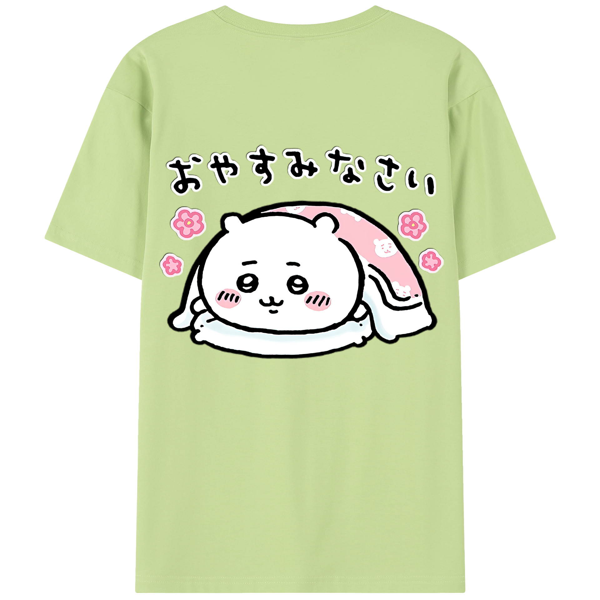 （画像用） ちいかわ ちいかわ Chii-kawa chiikawa 綿100％半袖Tシャツ（背面プリント）